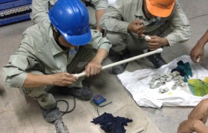 Chương trình đào tạo nâng cao tay nghề công nhân tại dự án MB 